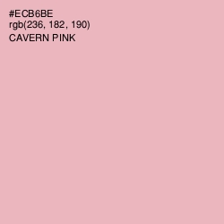 #ECB6BE - Cavern Pink Color Image